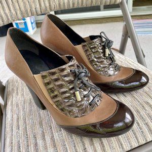 BCBG MAXAZRIA vintage heeled booties